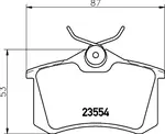 Fren balatası seti 8DB 355 026-421 CITROËN C3 II (SC_) 1.4