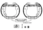 Fren pabuç takımı 8DB 355 022-951 CITROËN C3 III (SX) 1.6 BlueHDi 100