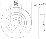 Fren diski 8DD 355 109-151 LANCIA PHEDRA (179_) 2.0 JTD (179.AXE1A)