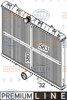 Isı değiştiricisi, motor soğutması 8MK 376 745-131 uygun fiyat ile hemen sipariş verin!