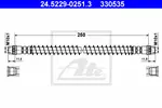 Hortum bağlantısı, fren hidroliği 24.5229-0251.3 LANCIA PHEDRA (179_) 2.0 (179AXA11, 179AXA1A)