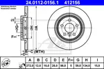 Fren diski 24.0112-0156.1 LANCIA PHEDRA (179_) 2.0 JTD (179.AXE1A)