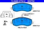 Fren balatası seti 13.0460-2752.2 LANCIA PHEDRA (179_) 2.2 D Multijet (179.AXM1B, 179.AXP11, 179.BXM1B,...