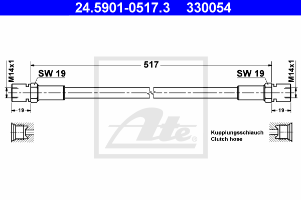 Hortum bağlantısı, debriyaj hidroliği 24.5901-0517.3 uygun fiyat ile hemen sipariş verin!