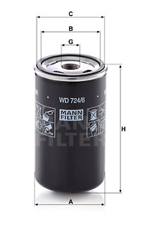 Filtre, hidrolik yağı WD 724/6 uygun fiyat ile hemen sipariş verin!