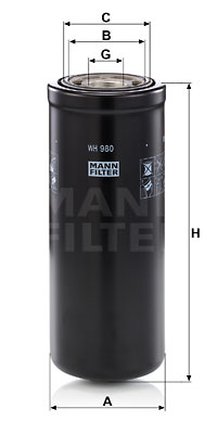 Filtre, hidrolik yağı WH 980 uygun fiyat ile hemen sipariş verin!