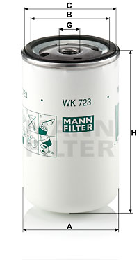 Filtre, yakıt WK 723 (10) uygun fiyat ile hemen sipariş verin!