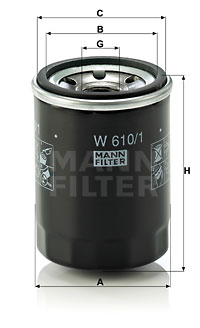 Filtre, motor yağı W 610/1 uygun fiyat ile hemen sipariş verin!