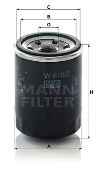 Filtre, motor yağı W 610/2 uygun fiyat ile hemen sipariş verin!