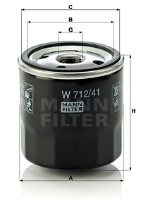 Filtre, motor yağı W 712/41 uygun fiyat ile hemen sipariş verin!