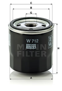 Filtre, motor yağı W 712 uygun fiyat ile hemen sipariş verin!