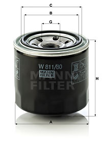 Filtre, motor yağı W 811/80 uygun fiyat ile hemen sipariş verin!