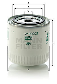 Filtre, motor yağı W 920/21 uygun fiyat ile hemen sipariş verin!