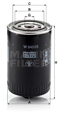 Filtre, motor yağı W 940/25 uygun fiyat ile hemen sipariş verin!