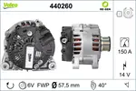 Alternatör 440260 CITROËN C3 II (SC_) 1.4 HDi 70