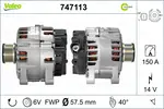 Alternatör 747113 CITROËN C3 II (SC_) 1.4 HDi 70