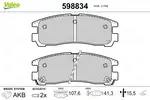 Fren balatası seti 598834 MITSUBISHI SPACE WAGON (N3_W, N4_W) 1.8 4WD (N41W)