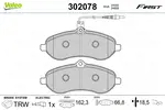 Fren balatası seti 302078 LANCIA PHEDRA (179_) 2.2 D Multijet (179.AXM1B, 179.AXP11, 179.BXM1B,...