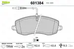 Fren balatası seti 601384 LANCIA PHEDRA (179_) 2.2 D Multijet (179.AXM1B, 179.AXP11, 179.BXM1B,...