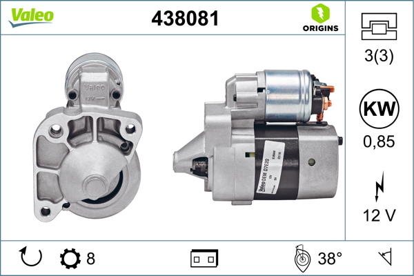 Marş motoru 438081 uygun fiyat ile hemen sipariş verin!