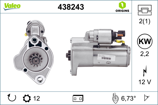 Marş motoru 438243 uygun fiyat ile hemen sipariş verin!