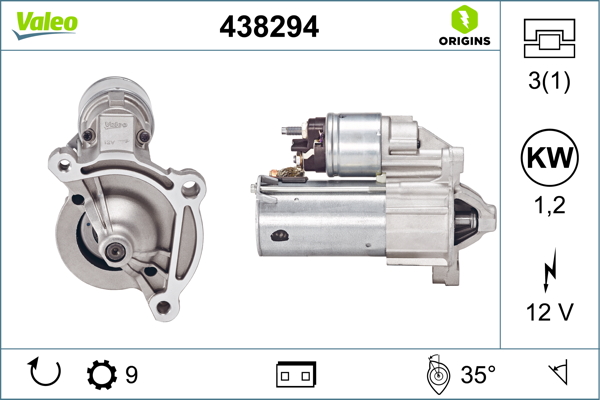 Marş motoru 438294 uygun fiyat ile hemen sipariş verin!