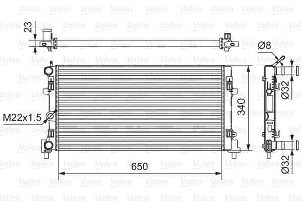 Isı değiştiricisi, motor soğutması 701522 uygun fiyat ile hemen sipariş verin!