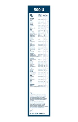 Silecek süpürgesi 3 397 004 583 uygun fiyat ile hemen sipariş verin!