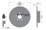 Fren diski 92300403 LAND ROVER RANGE ROVER EVOQUE (L538) 2.0 D 4x4