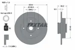 Fren diski 92305403 CITROËN C3 III Van (SX_, SY_) PureTech 110