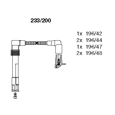 Elektrik kablosu seti 233/200 uygun fiyat ile hemen sipariş verin!