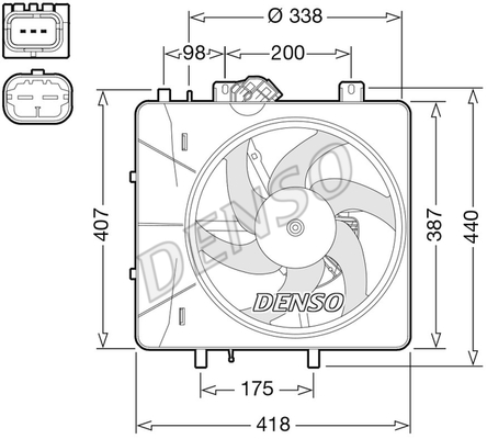 Fan, motor soğutması DER07010 uygun fiyat ile hemen sipariş verin!