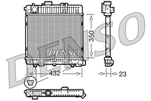 Isı değiştiricisi, motor soğutması DRM05025 uygun fiyat ile hemen sipariş verin!