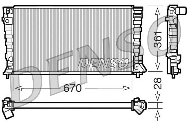 Isı değiştiricisi, motor soğutması DRM07020 uygun fiyat ile hemen sipariş verin!