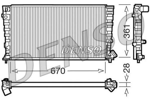 Isı değiştiricisi, motor soğutması DRM07030 uygun fiyat ile hemen sipariş verin!