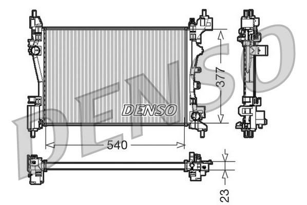 Isı değiştiricisi, motor soğutması DRM07042 uygun fiyat ile hemen sipariş verin!