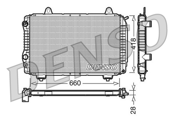 Isı değiştiricisi, motor soğutması DRM09071 uygun fiyat ile hemen sipariş verin!