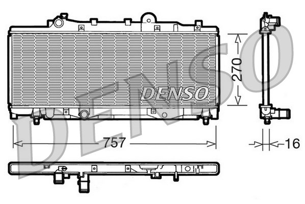 Isı değiştiricisi, motor soğutması DRM09092 uygun fiyat ile hemen sipariş verin!