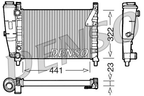 Isı değiştiricisi, motor soğutması DRM09143 uygun fiyat ile hemen sipariş verin!