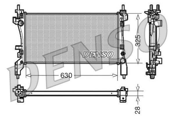 Isı değiştiricisi, motor soğutması DRM09173 uygun fiyat ile hemen sipariş verin!