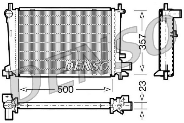 Isı değiştiricisi, motor soğutması DRM10038 uygun fiyat ile hemen sipariş verin!