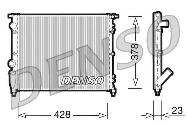 Isı değiştiricisi, motor soğutması DRM23001 uygun fiyat ile hemen sipariş verin!