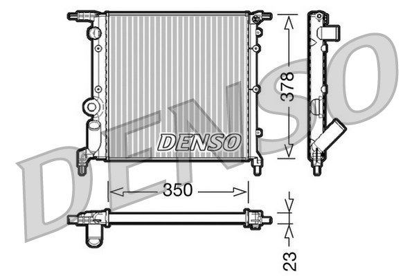 Isı değiştiricisi, motor soğutması DRM23005 uygun fiyat ile hemen sipariş verin!