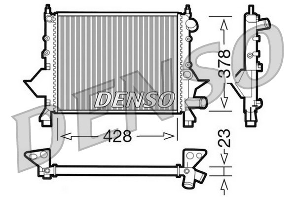 Isı değiştiricisi, motor soğutması DRM23081 uygun fiyat ile hemen sipariş verin!