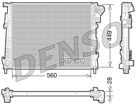 Isı değiştiricisi, motor soğutması DRM23094 uygun fiyat ile hemen sipariş verin!