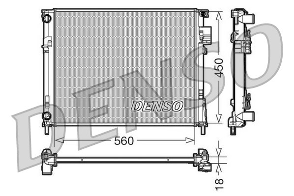 Isı değiştiricisi, motor soğutması DRM23095 uygun fiyat ile hemen sipariş verin!