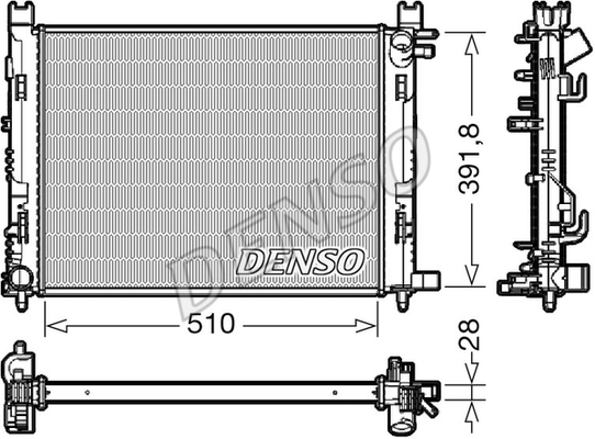 Isı değiştiricisi, motor soğutması DRM23109 uygun fiyat ile hemen sipariş verin!