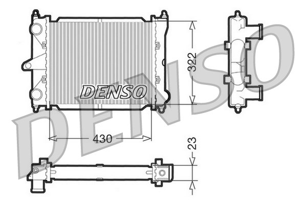 Isı değiştiricisi, motor soğutması DRM32033 uygun fiyat ile hemen sipariş verin!