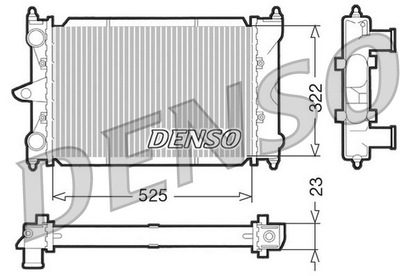 Isı değiştiricisi, motor soğutması DRM32034 uygun fiyat ile hemen sipariş verin!