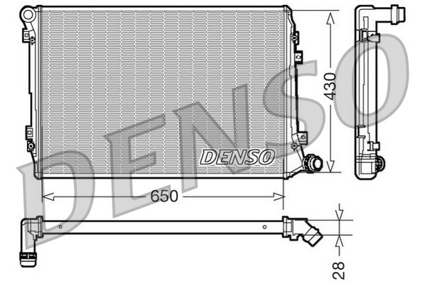 Isı değiştiricisi, motor soğutması DRM32037 uygun fiyat ile hemen sipariş verin!